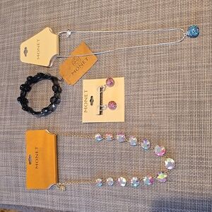 MONET WOMEN'S FASHION JEWELRY BUNDLE OF 4 ITEMS